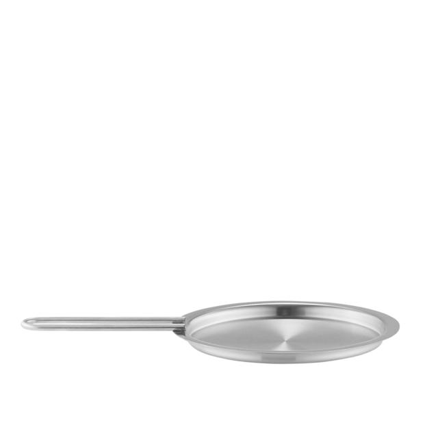 Tallerkenlåg 13 cm rustfrit stål