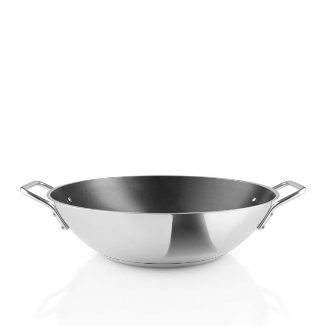 Stainless steel wok - 5 l - céramique Slip-Let® antiadhésif