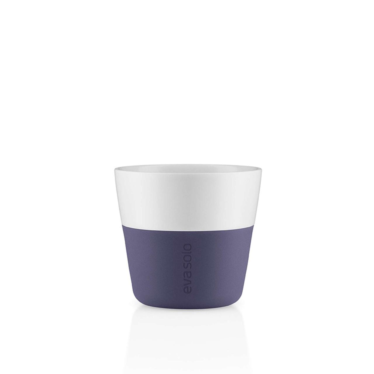 Lungo-mugg - 2 st - Violet blue