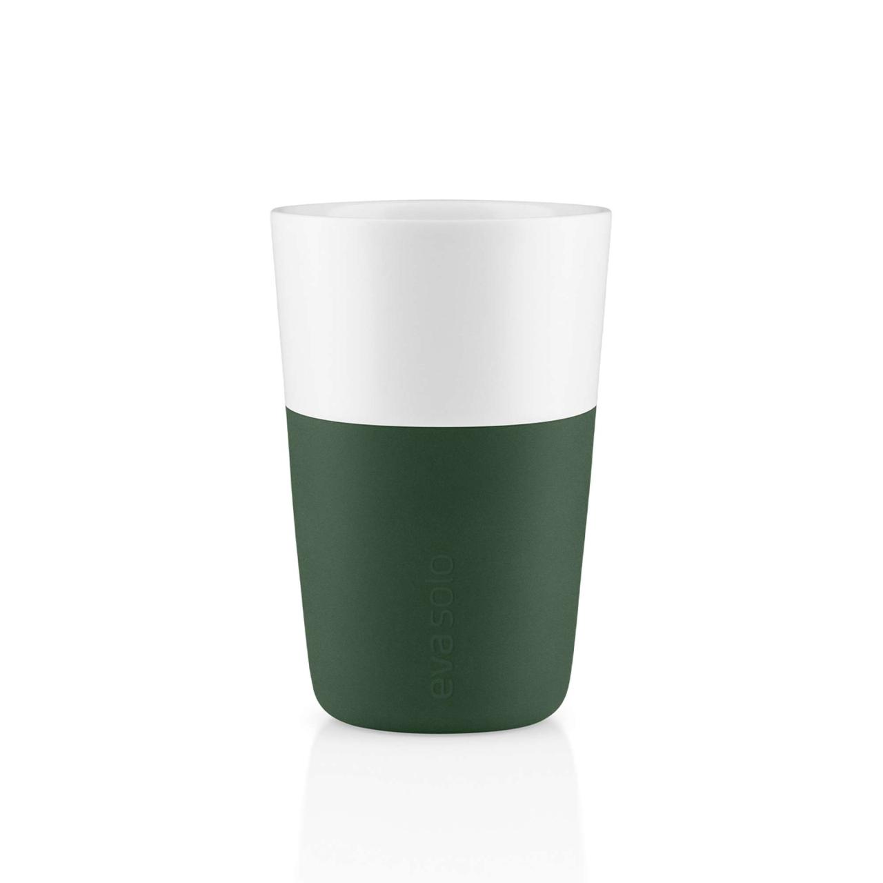 Cafe Latte-krus - 2 stk. - Emerald green