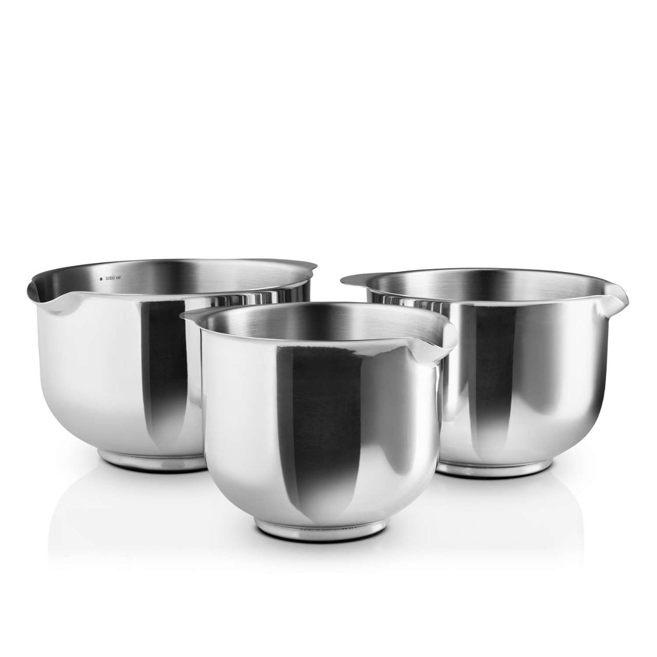 Eva Mixing bowl set 3 pcs. steel