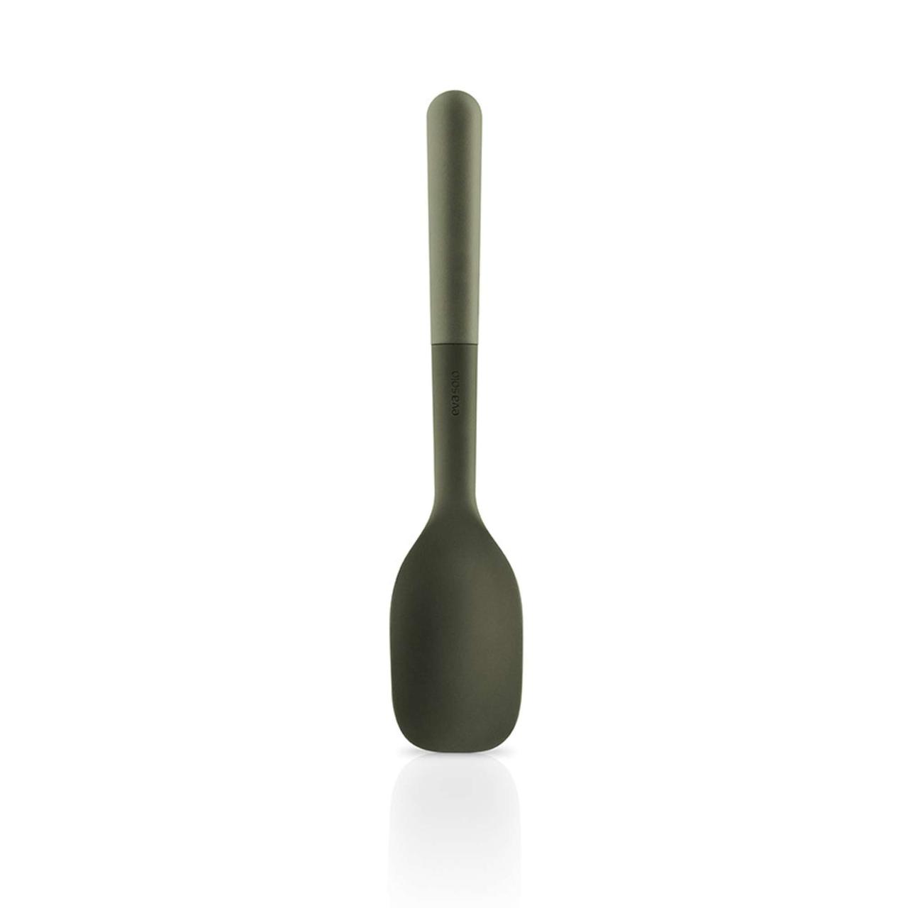 Green tools serving spoon - large