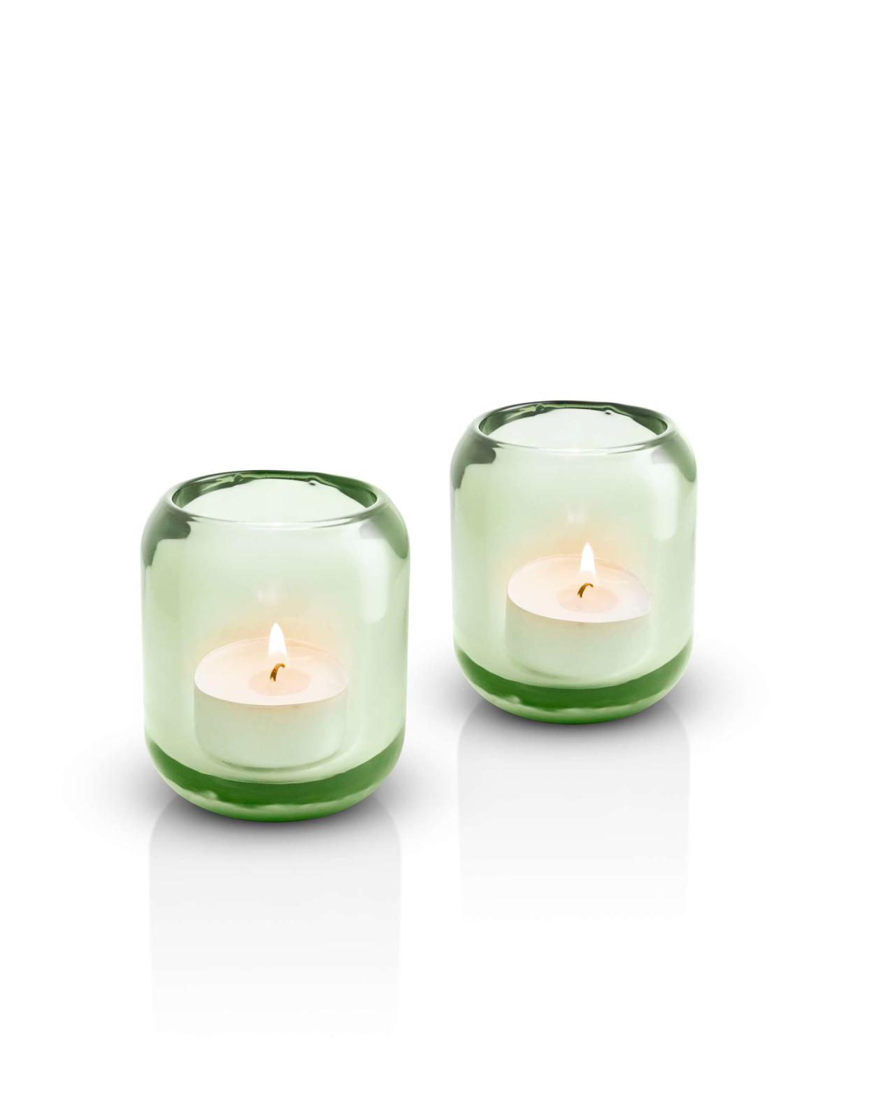 Acorn tealight holder - 2 pcs - Jade