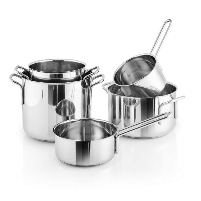 Stainless steel cookware set - 5 pcs.