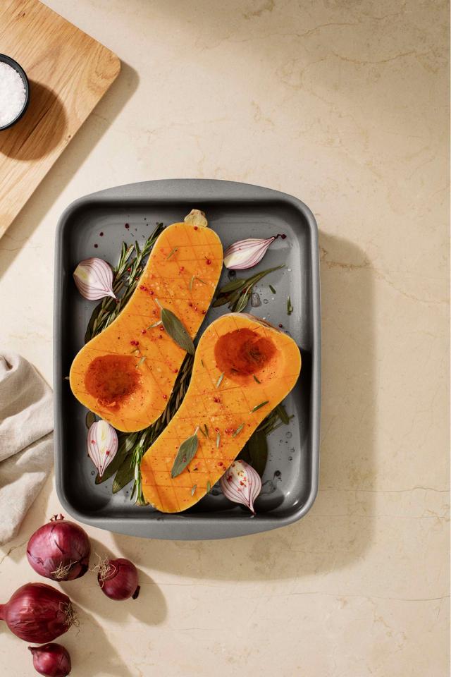 Plat à rôtir Professionnel avec grille - 35x25 cm - céramique Slip-Let® antiadhésif