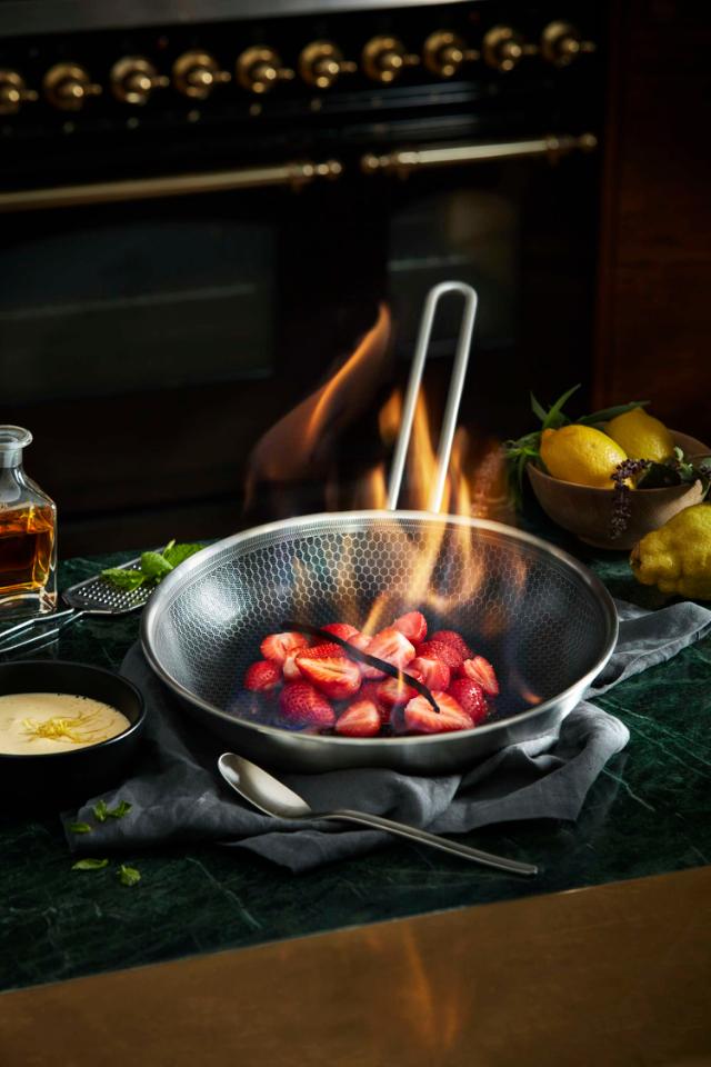 Multi Mosaic stekepanne - 24 cm - keramisk Slip-Let®-belegg