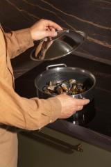 Dome lid 24 cm stainless steel