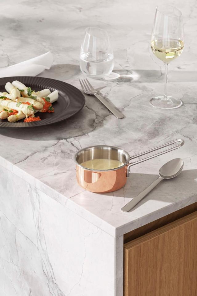 Copper Serving saucepan 0.3 L 9 cm