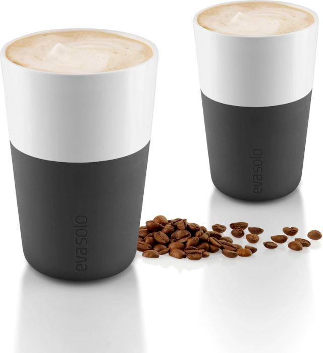 Cafe Latte tumblers - 2 pcs. - Carbon black