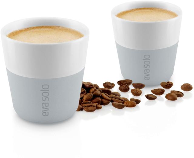 Espresso tumbler - 2 pcs. - Marble grey