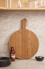 Nordic kitchen Cutting board Ø35 cm bamboo