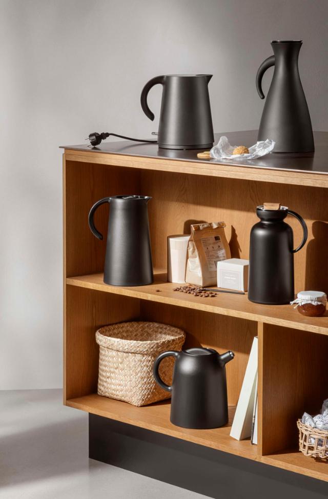 Thimble vacuum jug - 1 liter - Black