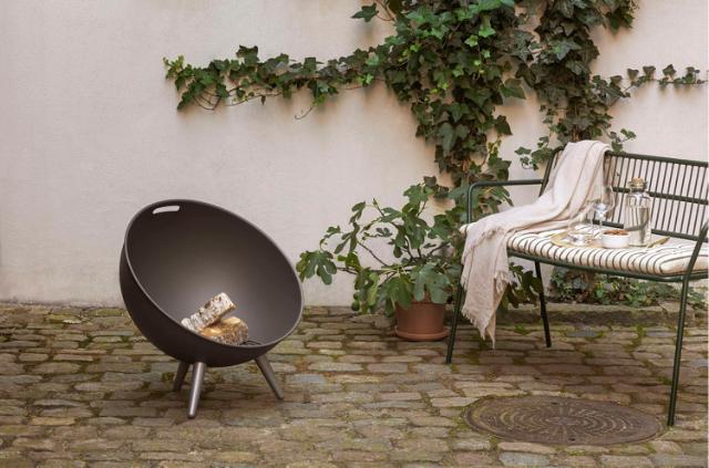 FireGlobe fire pit - 64 cm - Black