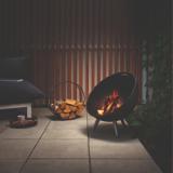 FireGlobe log holder - Powder coated steel