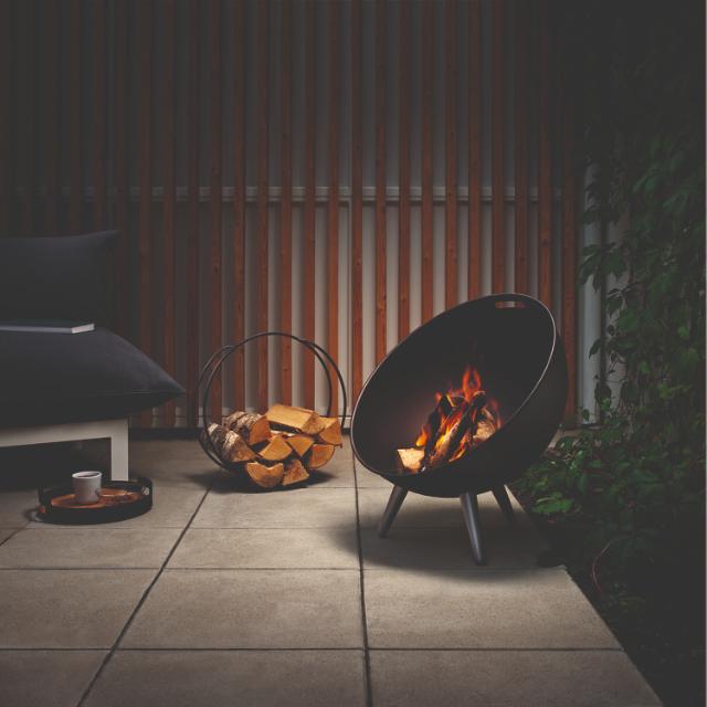 FireGlobe log holder - Powder coated steel