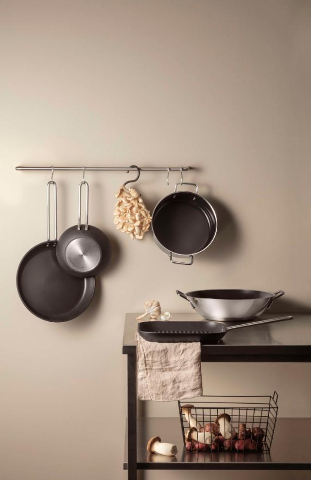 Stainless steel sauté pot - 24 cm - ceramic Slip-Let® non-stick