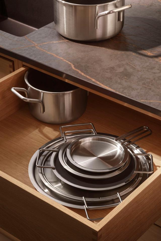 Lid 28 cm stainless steel