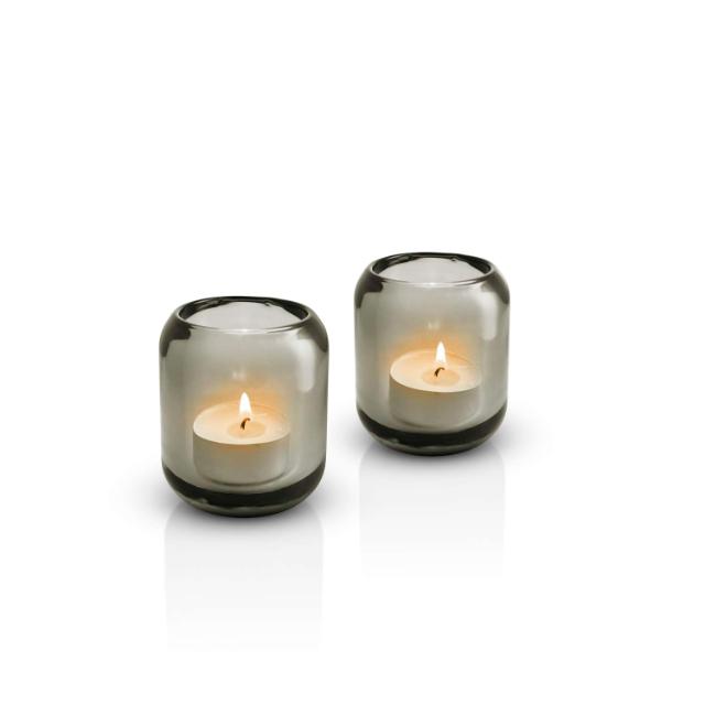 Acorn tealight holder - 2 pcs - Stone