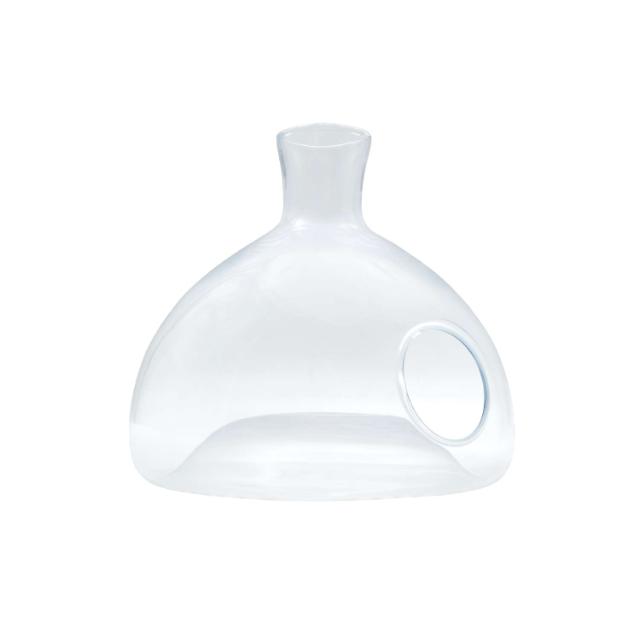 Glas til fuglebrett i glass med bad