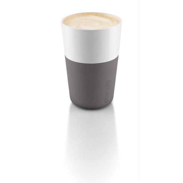 Cafe Latte-Becher - 2 stck - elephant grey