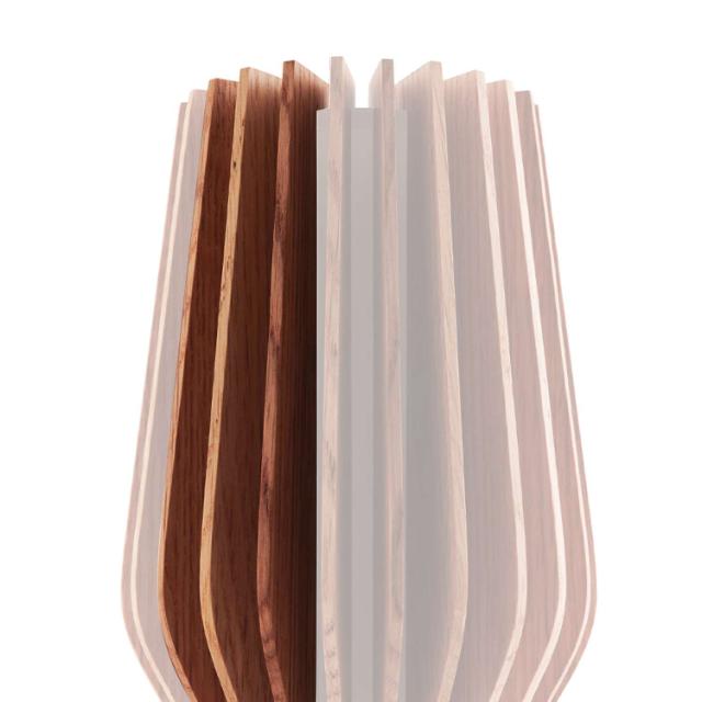 3 lameller til Radiant lampe, eg