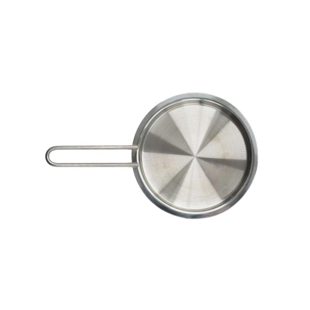 Tallerkenlåg 13 cm rustfrit stål