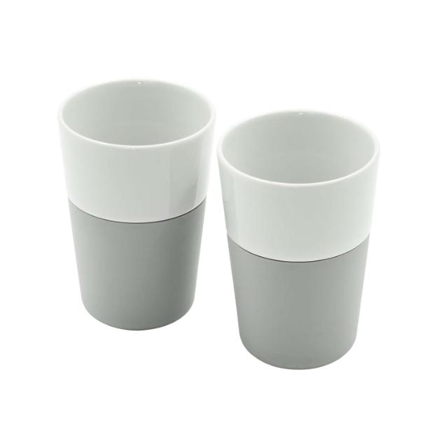 Mug Cafe Latte - 2 pièces - Marble grey
