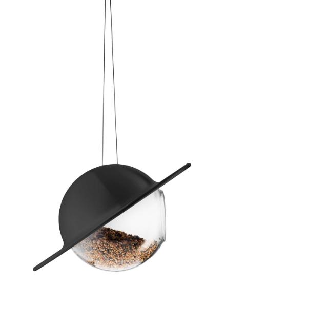 Saturn Bird feeder - Black