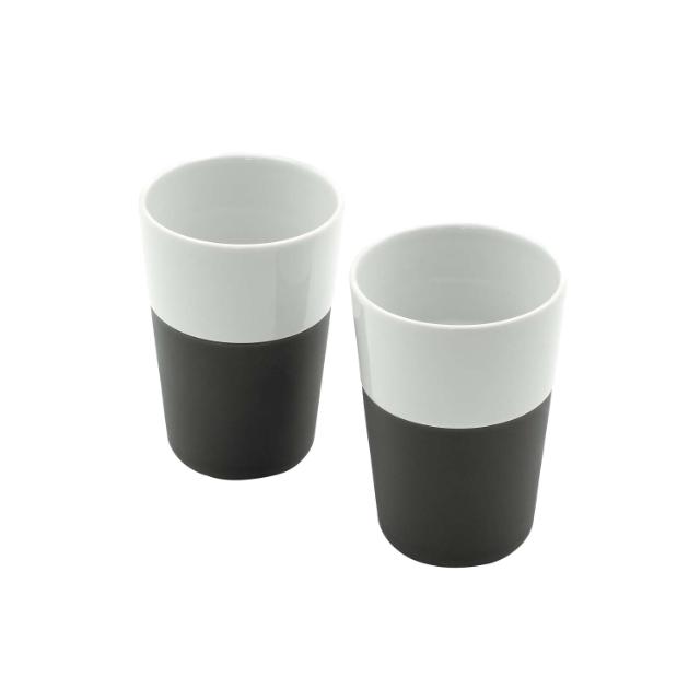 Cafe Latte tumblers - 2 pcs. - Carbon black