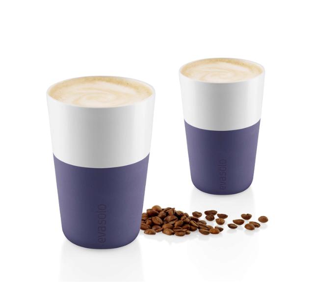 Cafe latte tumbler - 2 pcs - Violet blue