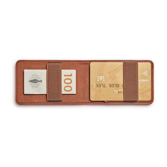 Credit card holder - Leather - Cognac